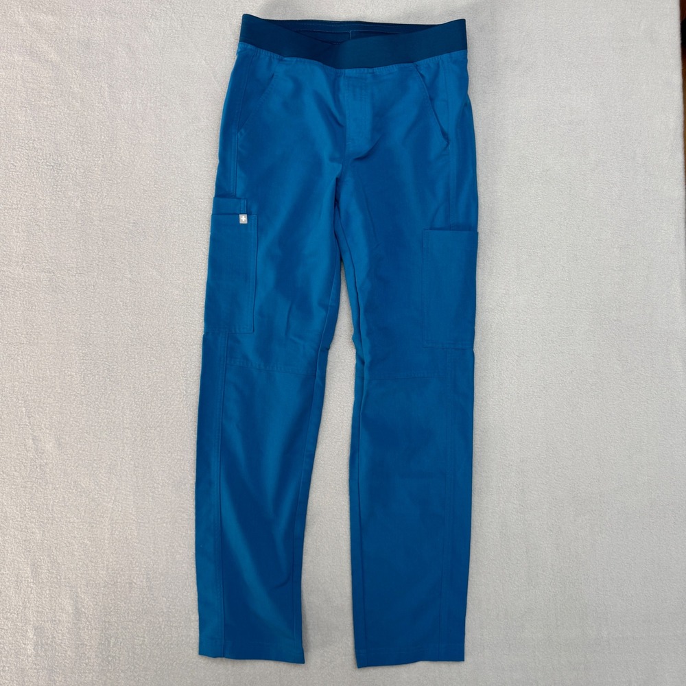 Figs Scrub Pants XS Blue Technical Cargo Medical Workwear Womens PO: 1652